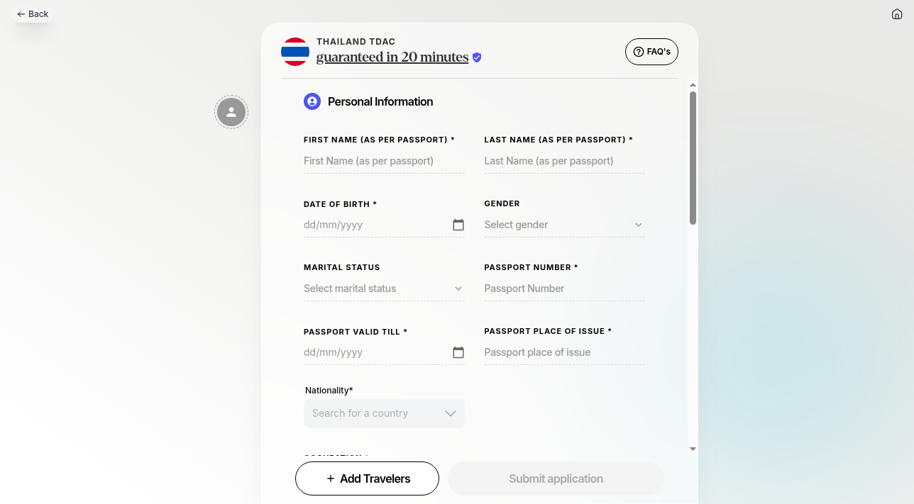 apply-thailand-visa — screenshot 3 of 4