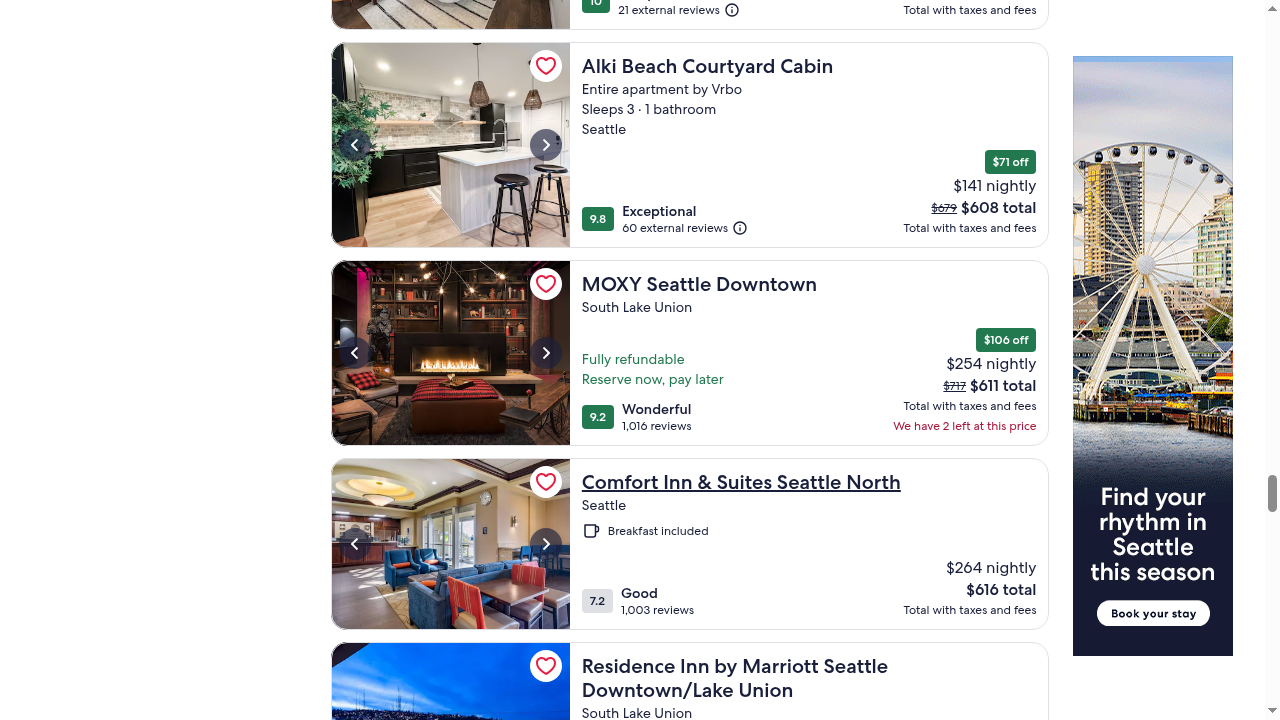 compare-travel-options — screenshot 2 of 3