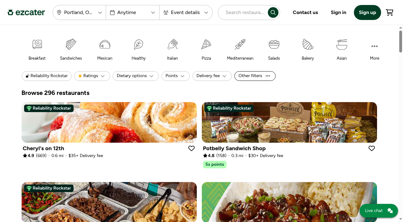 place-catering-order — screenshot 2 of 9