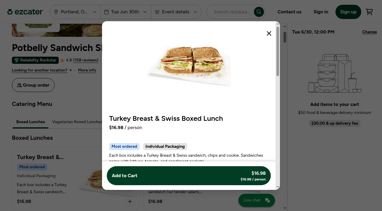 place-catering-order — screenshot 6 of 9