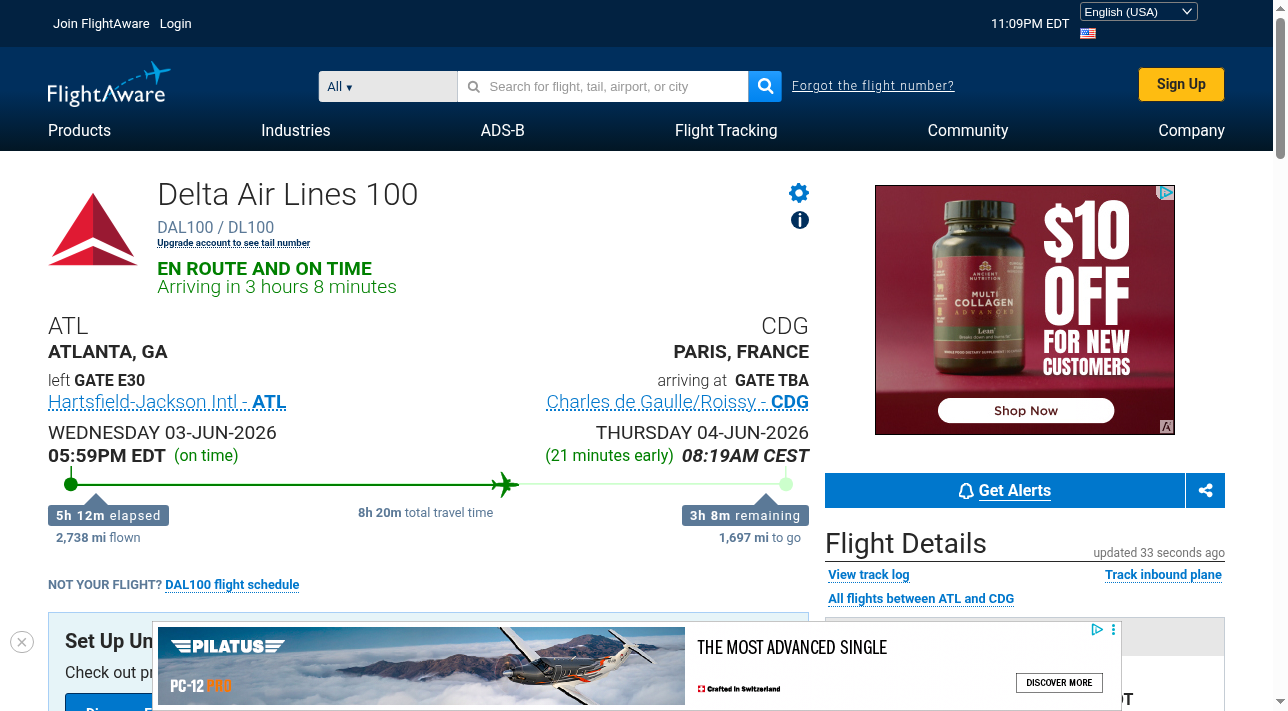 track-flight — screenshot 2 of 3