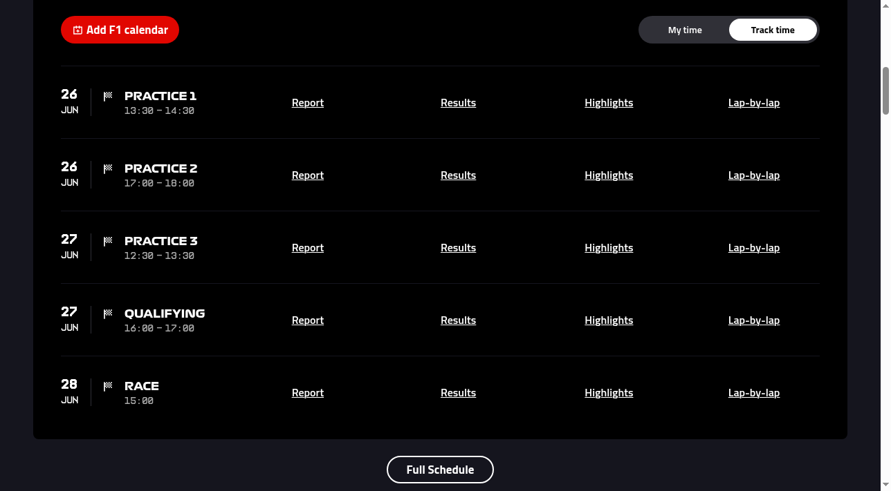 find-f1-schedule — screenshot 4 of 4