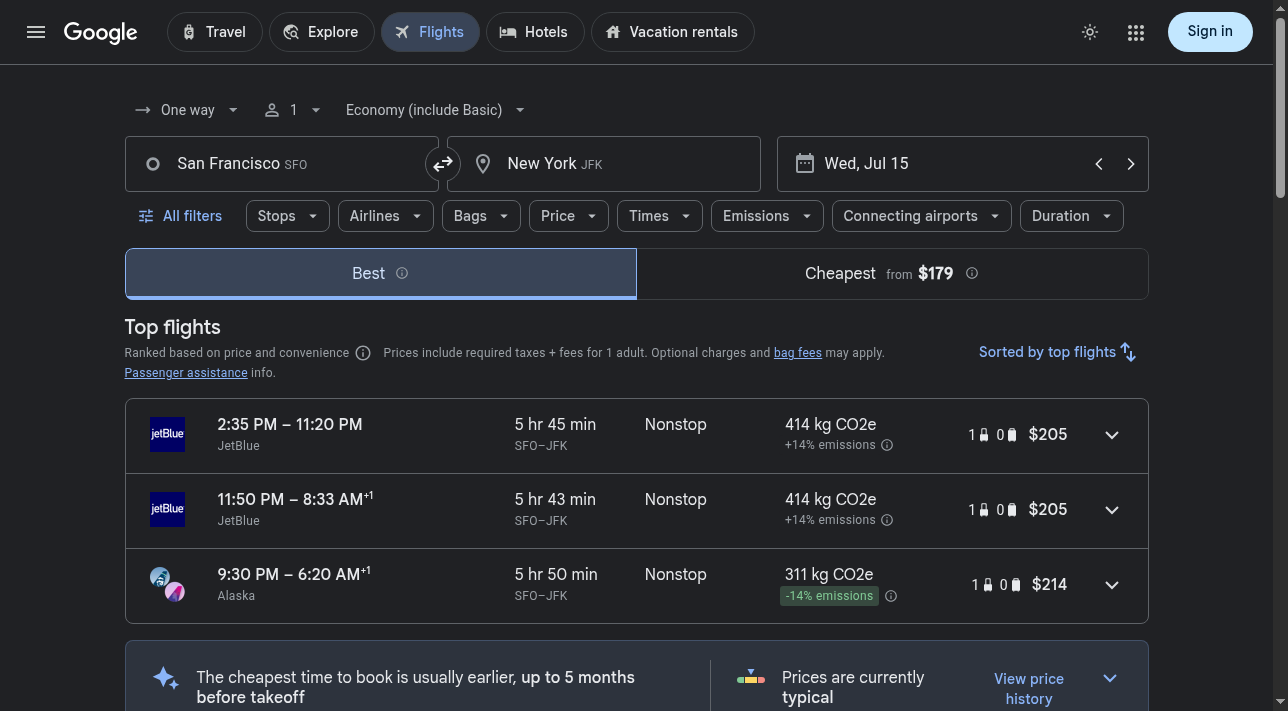 search-flights — screenshot 2 of 3