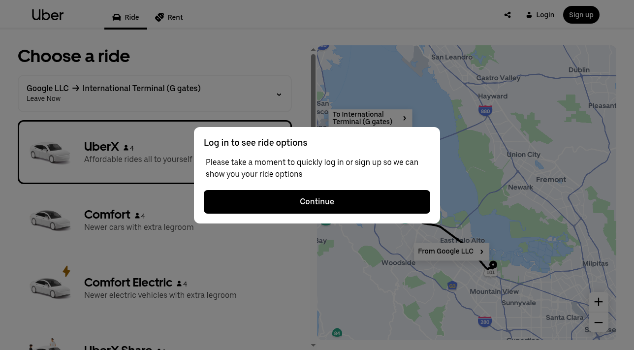 find-fare-estimate — screenshot 2 of 4