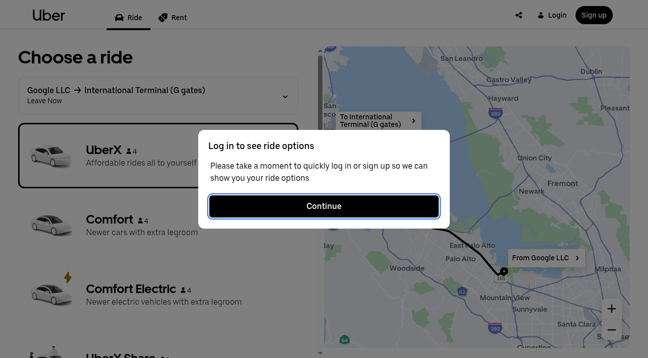 find-fare-estimate — screenshot 3 of 4