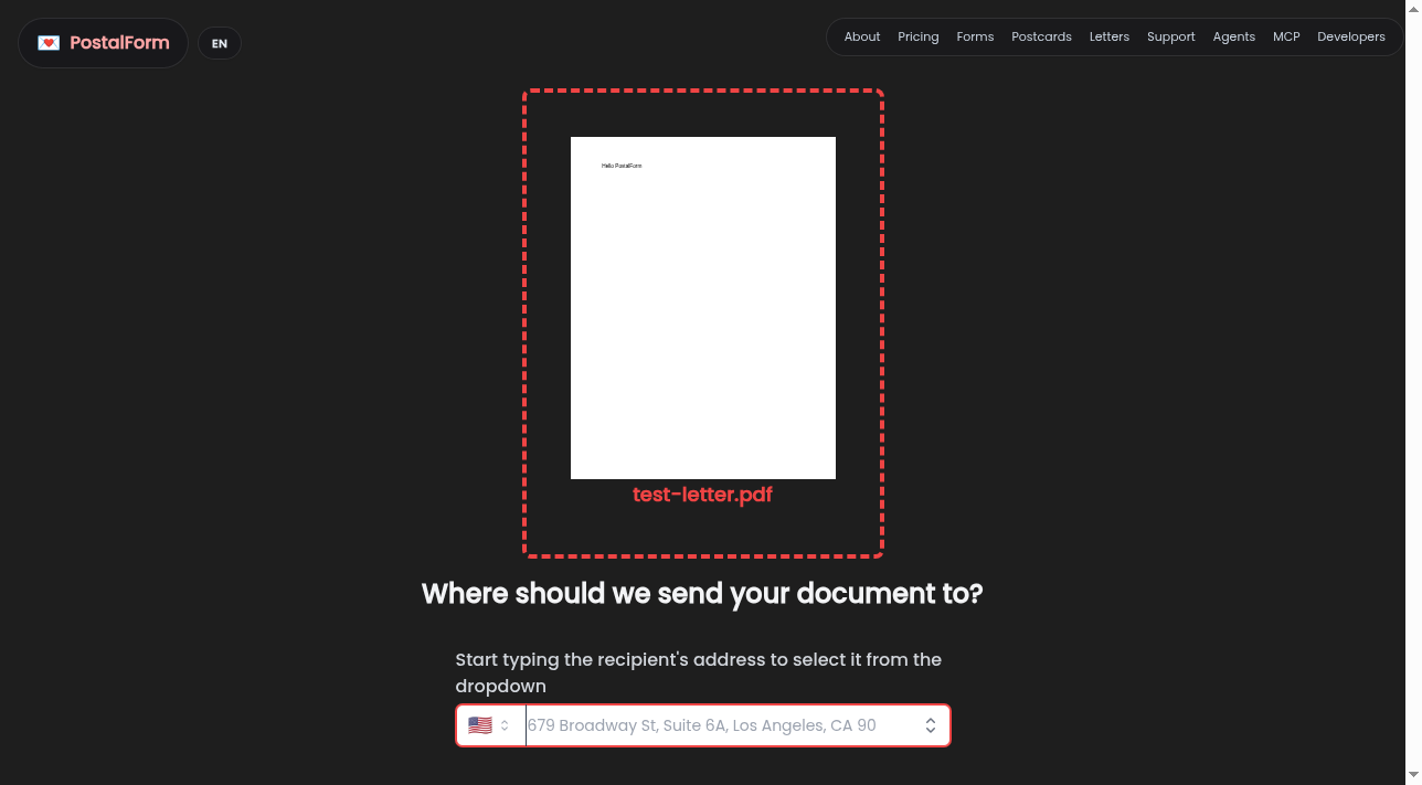 send-mail — screenshot 5 of 5