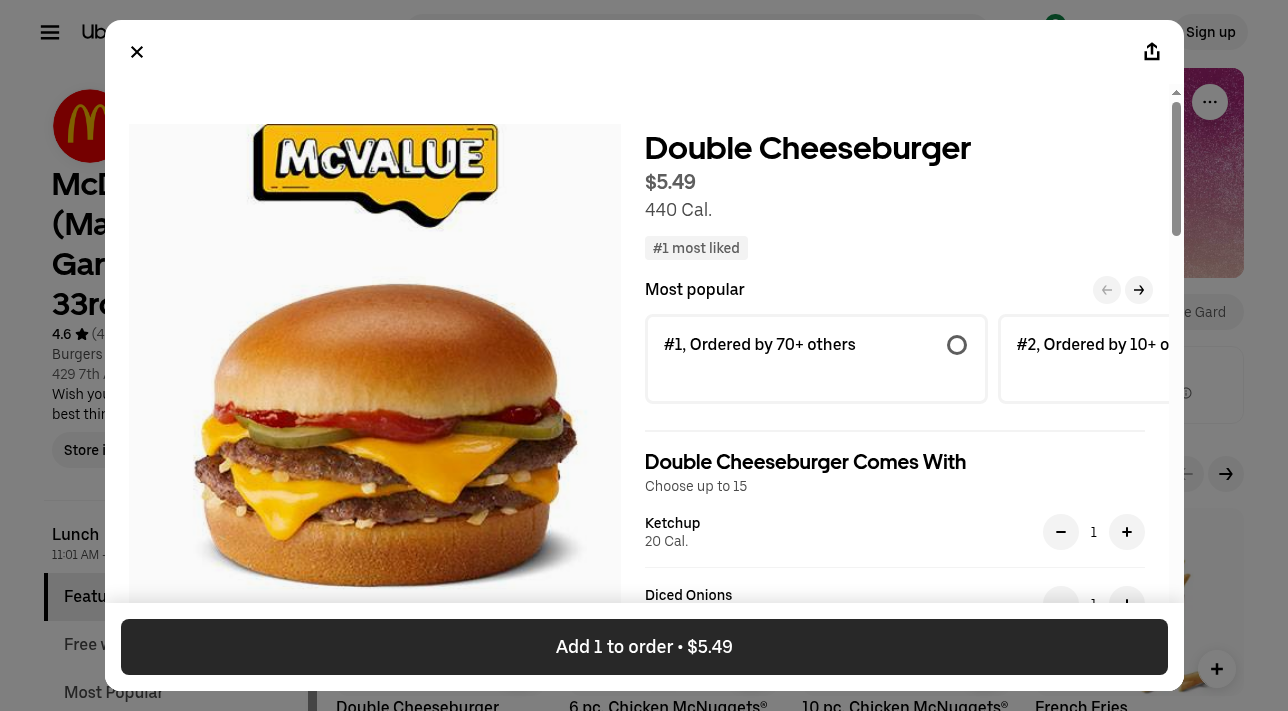 place-food-order — screenshot 4 of 7