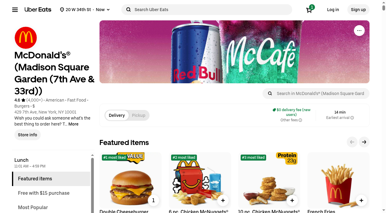 place-food-order — screenshot 5 of 7