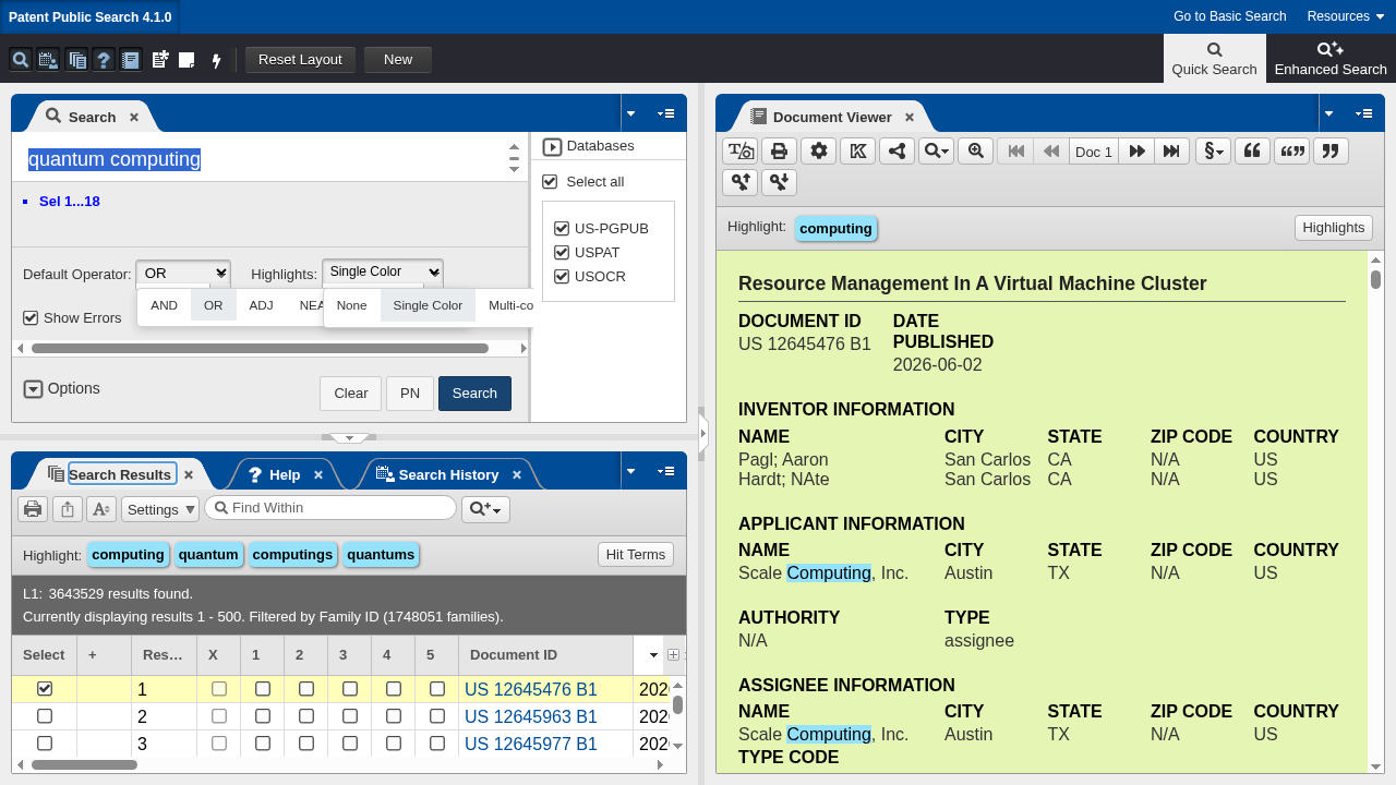 search-patents — screenshot 2 of 3